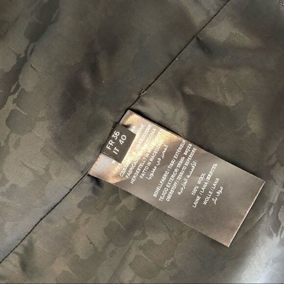 Karl Lagerfeld Wool Tuxedo Style Blazer FR 36 - Picture 8 of 8